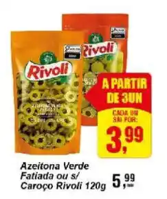 Negreiros Azeitona Verde Fatiada ou s/ Caroço Rivoli oferta