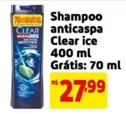 Mercado Extra Shampoo anticaspa clear ice oferta