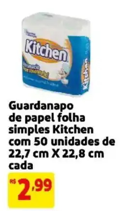 Mercado Extra Guardanapo de papel folha simples kitchen oferta