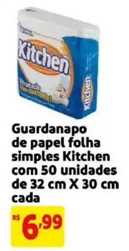 Guardanapo de papel folha simples kitchen