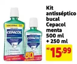 Mercado Extra Kit antisséptico bucal Cepacol menta oferta