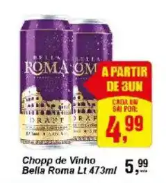 Negreiros Chopp de Vinho Bella Roma Lt oferta