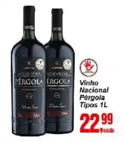 Negreiros Vinho Nacional Pergola oferta