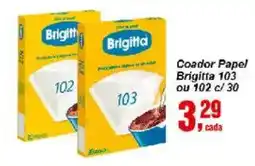 Negreiros Coador Papel Brigitta oferta