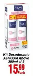 Negreiros Kit Desodorante Aerosol Above oferta