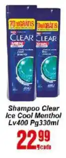 Negreiros Shampoo clear ice cool menthol oferta