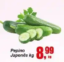 Negreiros Pepino Japonês oferta