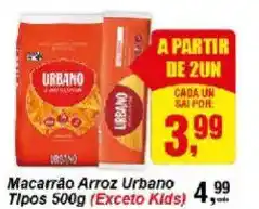 Negreiros Macarrão Arroz Urbano oferta