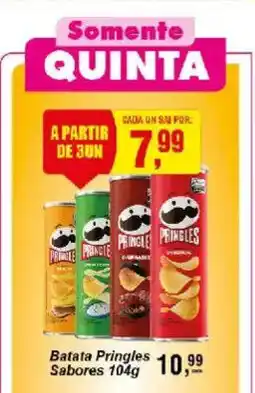 Negreiros Batata Pringles Sabores oferta