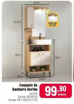 Berlanda Conjunto de Banheiro Berlim oferta