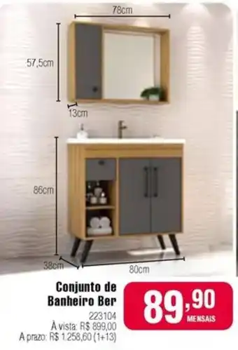 Conjunto de Banheiro Ber