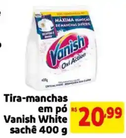 Mercado Extra Tira-manchas em pó Vanish White sachê oferta