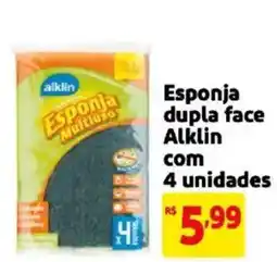 Mercado Extra Esponja dupla face Alklin oferta