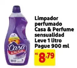 Mercado Extra Limpador perfumado casa & perfume sensualidade oferta