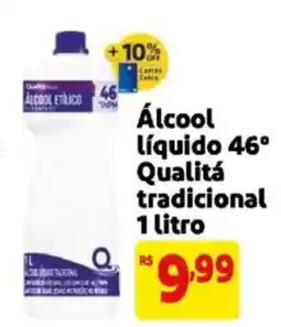 Mercado Extra álcool líquido 46° qualitá tradicional oferta