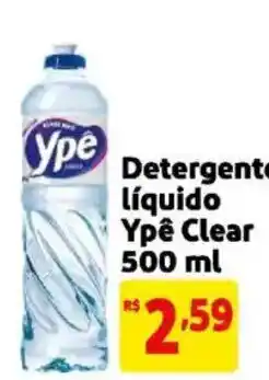Mercado Extra Detergente líquido ypê clear oferta
