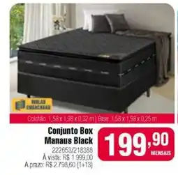 Berlanda Conjunto Box Manaus Black oferta