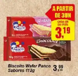 Negreiros Biscoito Wafer Panco Sabores oferta