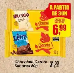 Negreiros Chocolate garoto sabores oferta