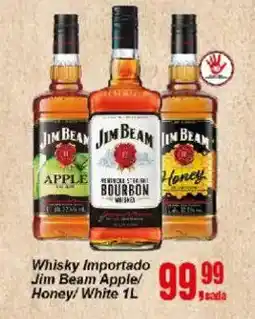 Negreiros Whisky importado jim beam apple/ honey/ white 1l oferta