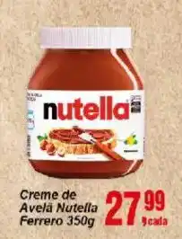 Negreiros Creme de Avela Nutella Ferrero oferta