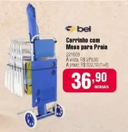 Berlanda Carrinho com Mesa para Praia oferta