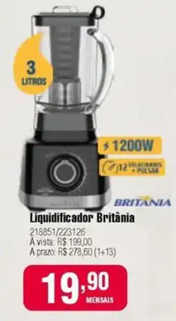 Berlanda Liquidificador Britânia oferta