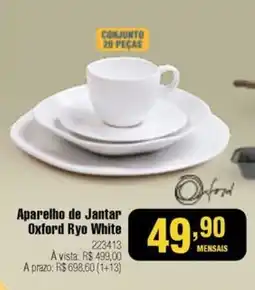 Berlanda Aparelho de Jantar Oxford Ryo White oferta