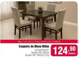 Berlanda Conjunto de Mesa Milão oferta