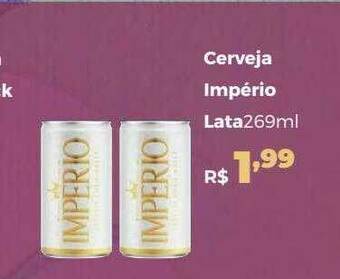Villarreal Supermercados Cerveja Império oferta