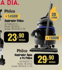 Berlanda Aspirador água e pó philco oferta