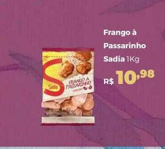 Villarreal Supermercados Frango à Passarinho Sadia oferta