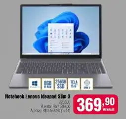 Berlanda Notebook lenovo ideapad slim 3 oferta