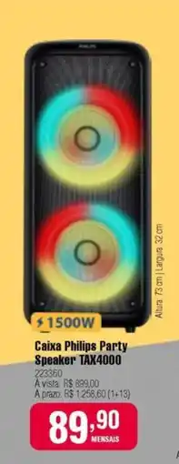 Berlanda Caixa Philips Party Speaker TAX4000 oferta