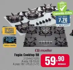 Berlanda Fogão Cooktop 5B oferta