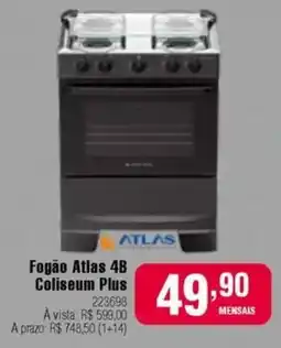 Berlanda Fogão Atlas 4B Coliseum Plus oferta