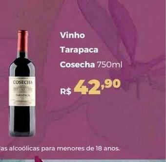 Villarreal Supermercados Vinho Tarapaca Cosecha oferta