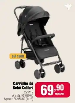 Berlanda Carrinho de Bebê Colibri oferta