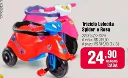 Berlanda Triciclo Lelecita Spider e Rosa oferta