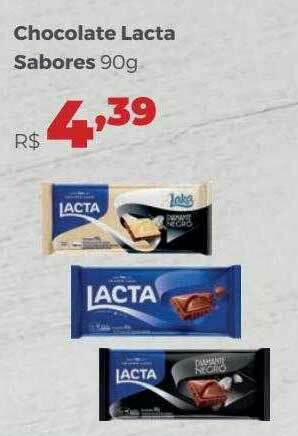 Villarreal Supermercados Chocolate Lacta Sabores oferta