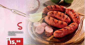 Villarreal Supermercados Linguiça Toscana Sadia Kg oferta