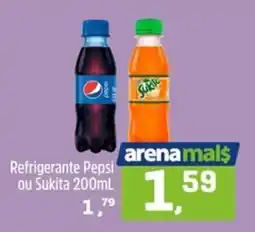 Arena Atacado Refrigerante Pepsi ou Sukita 200mL oferta