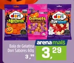 Arena Atacado Bala de Gelatina Dori Sabores oferta
