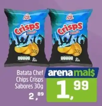 Batata chef chips crisps sabores