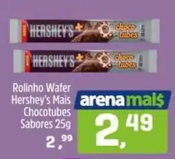 Arena Atacado Rolinho Wafer Hershey's Mais Chocotubes Sabores oferta