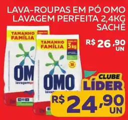 Lider Atacadista Lava-roupas em pó omo oferta