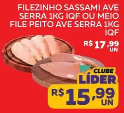 Lider Atacadista File peito ave serra oferta