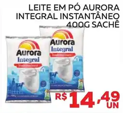Lider Atacadista Leite em pó aurora integral instantâneo oferta