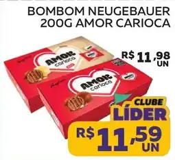 Lider Atacadista Bombom neugebauer 200g amor carioca oferta