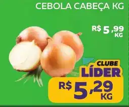 Lider Atacadista cebola cabeça oferta